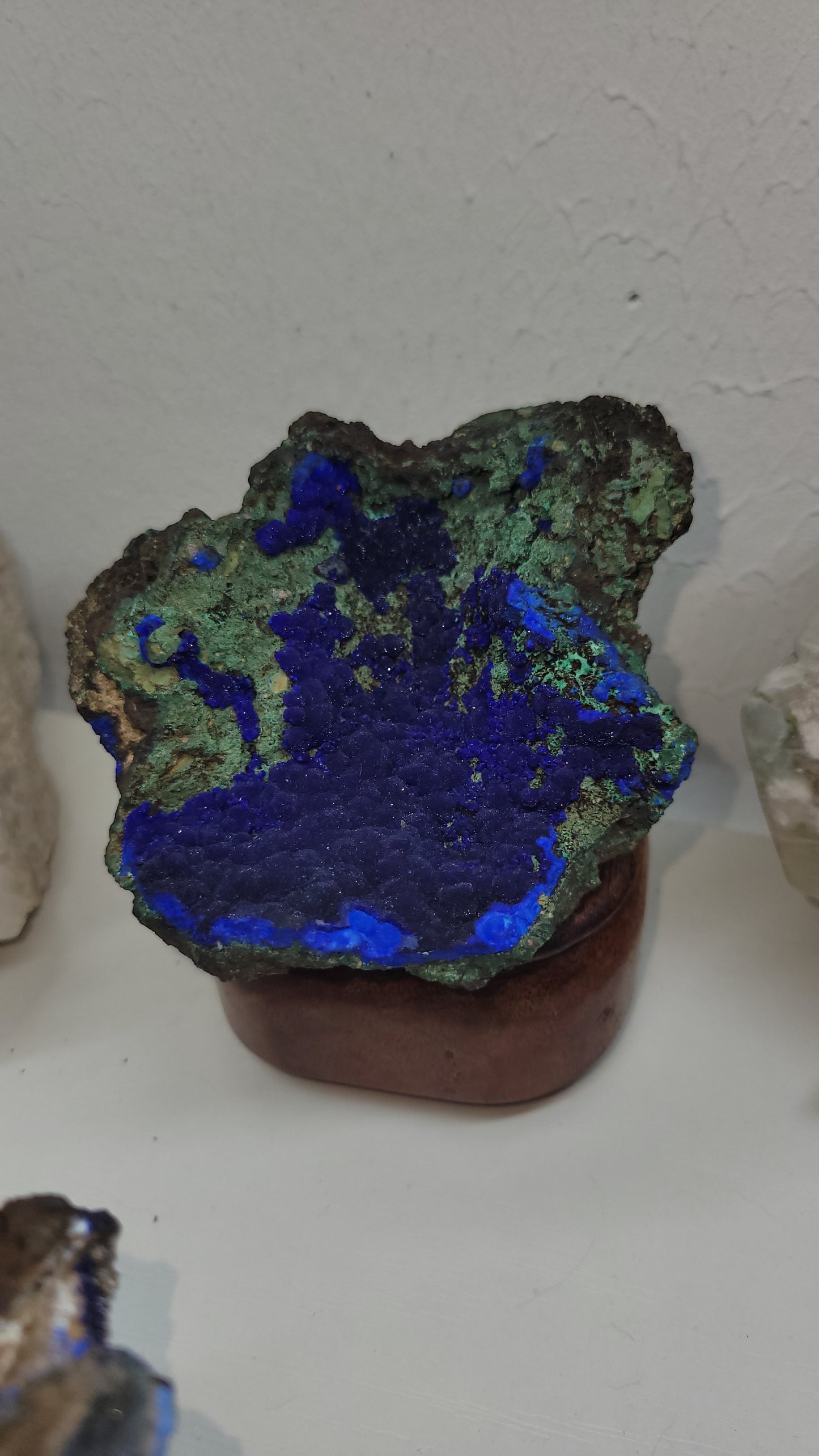 Malachite and bubbly azurite