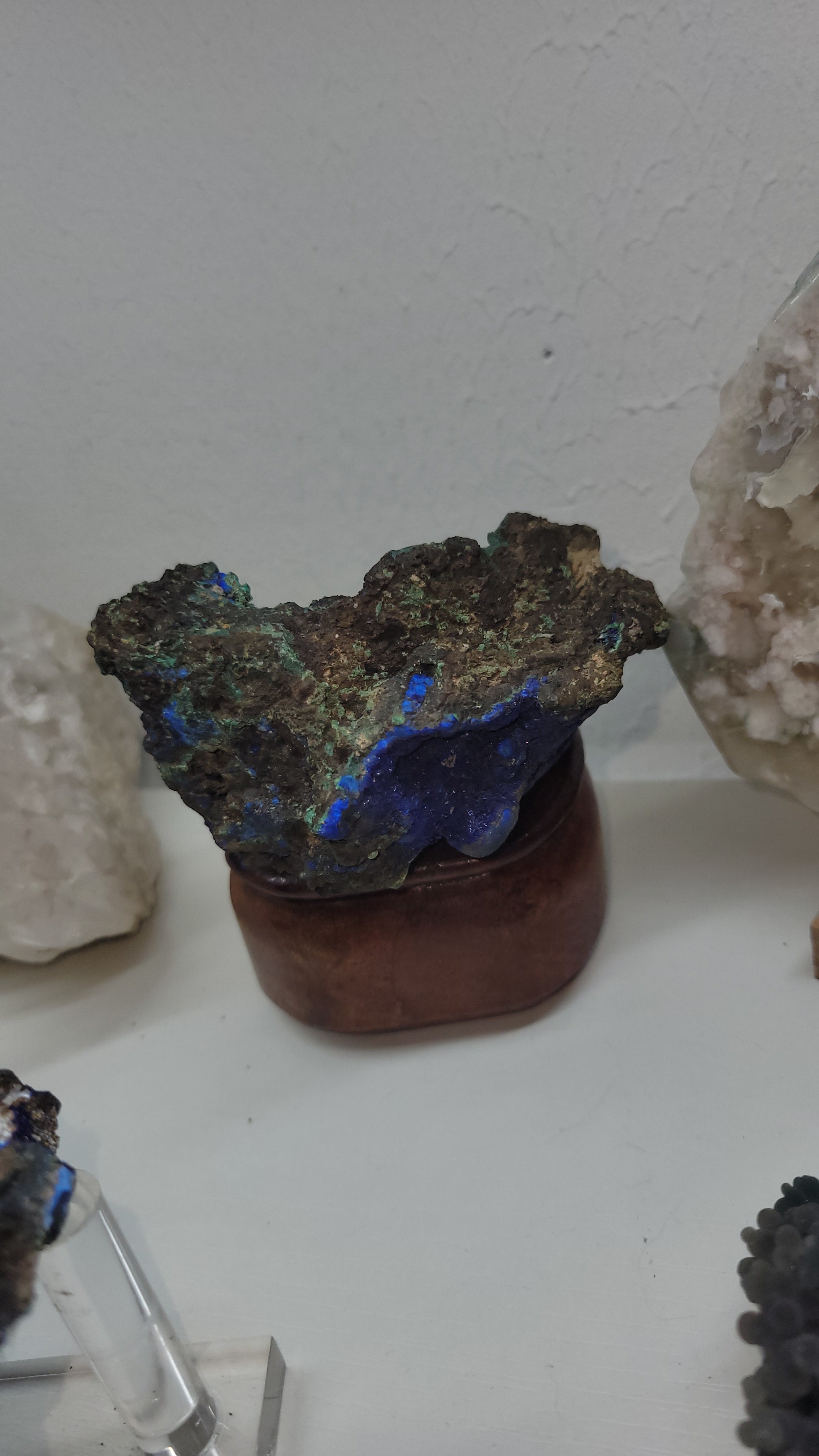Malachite and bubbly azurite