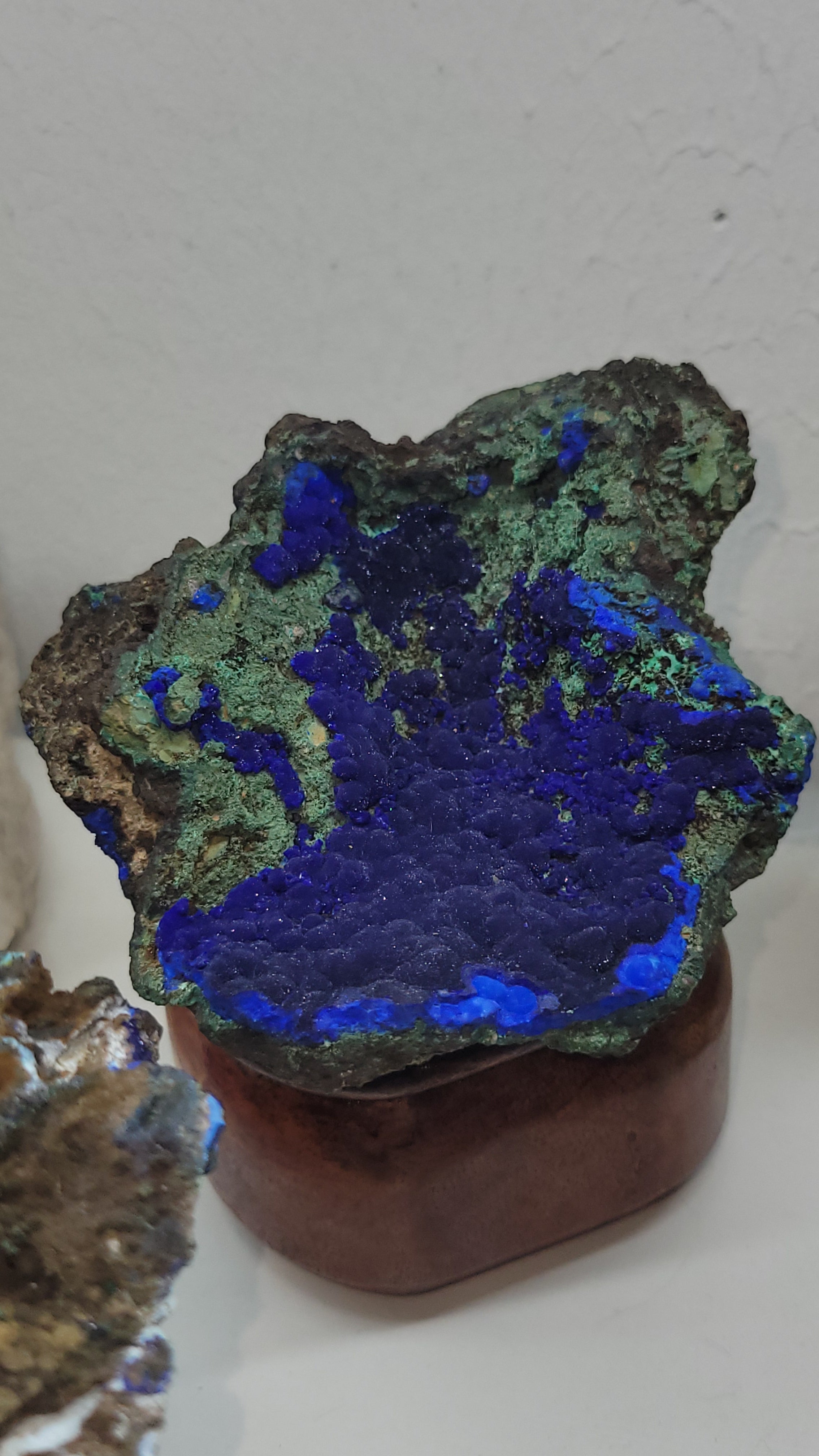 Malachite and bubbly azurite