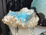 hemimorphite blue druzy specimen