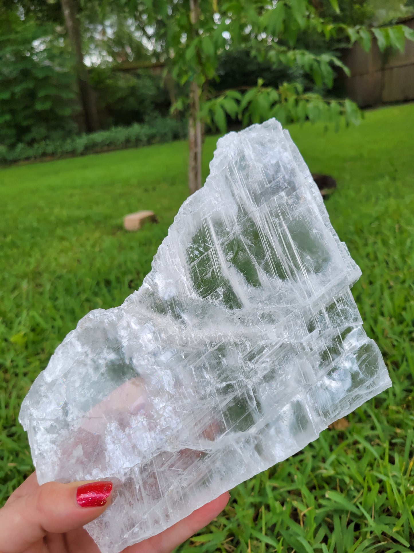 True large selenite slab