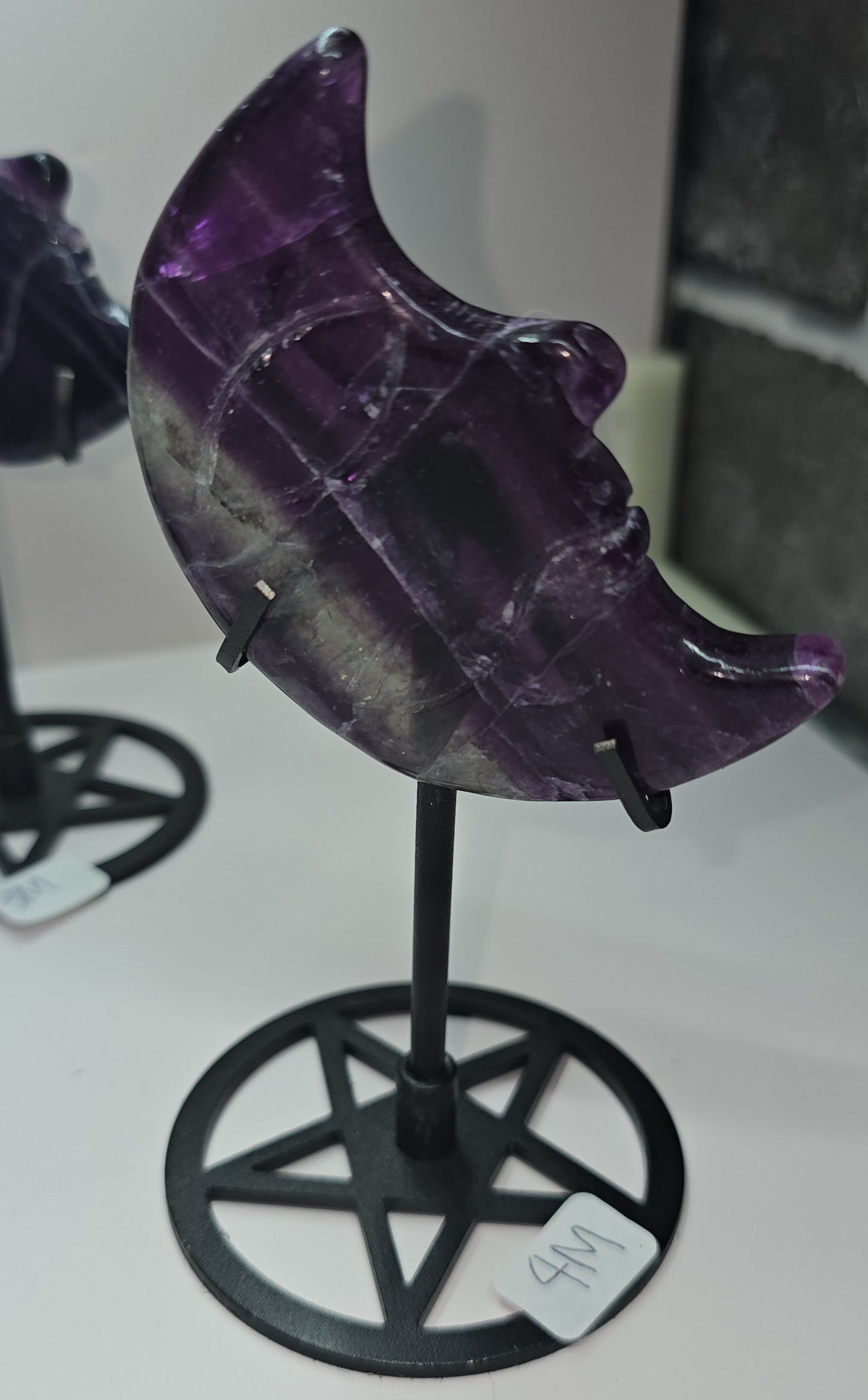 Fluorite moons with stands