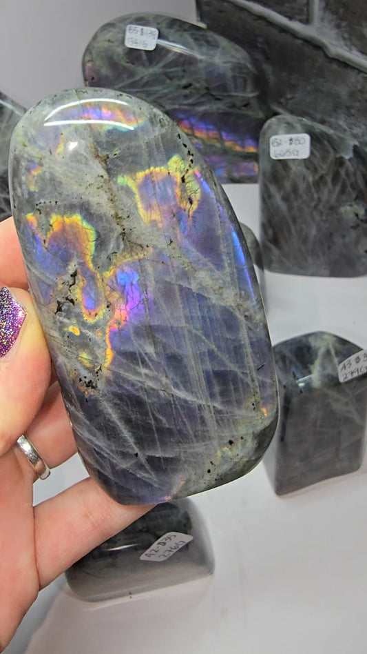 purple labradorite from Madagascar