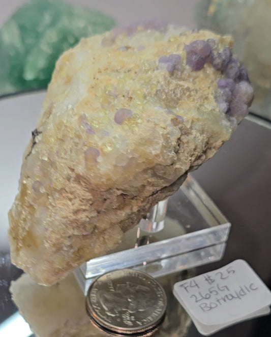 Botryoidal fluorite from Namibia