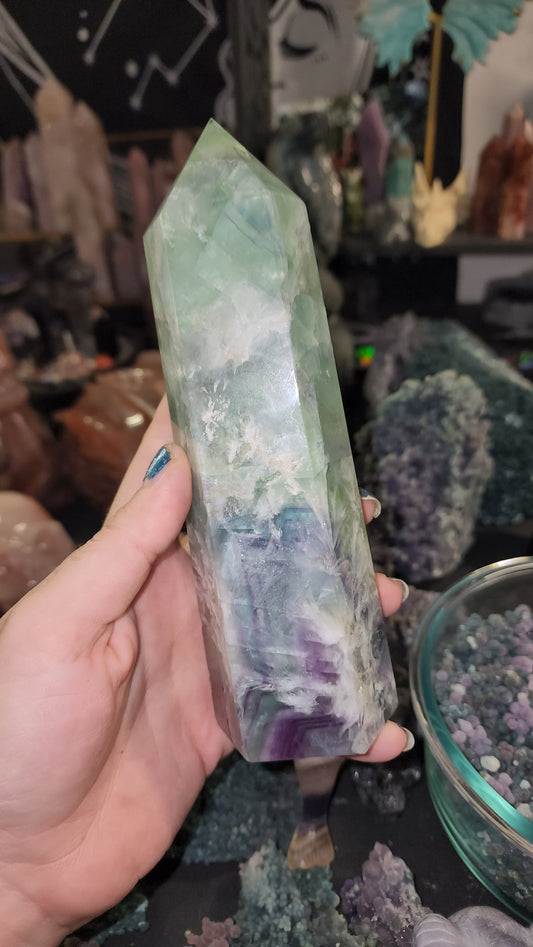 Fluorite tower large