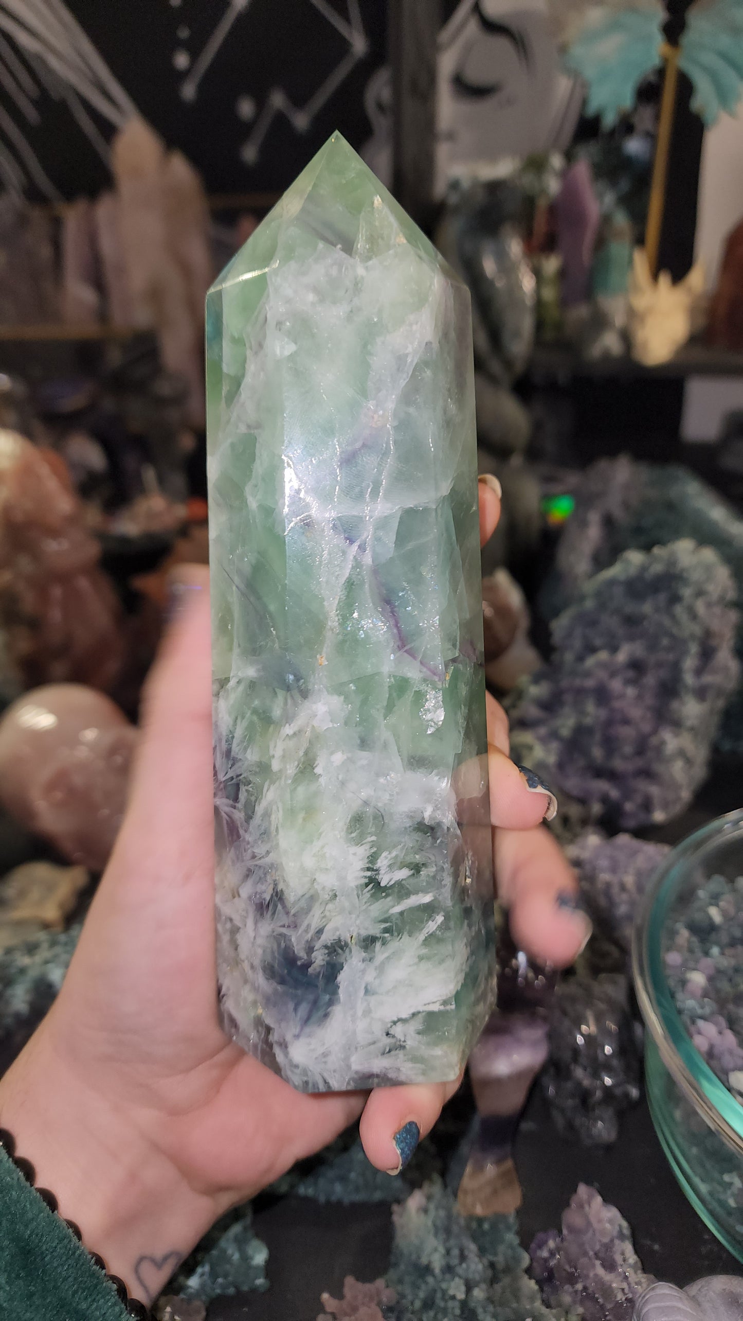 Fluorite tower large