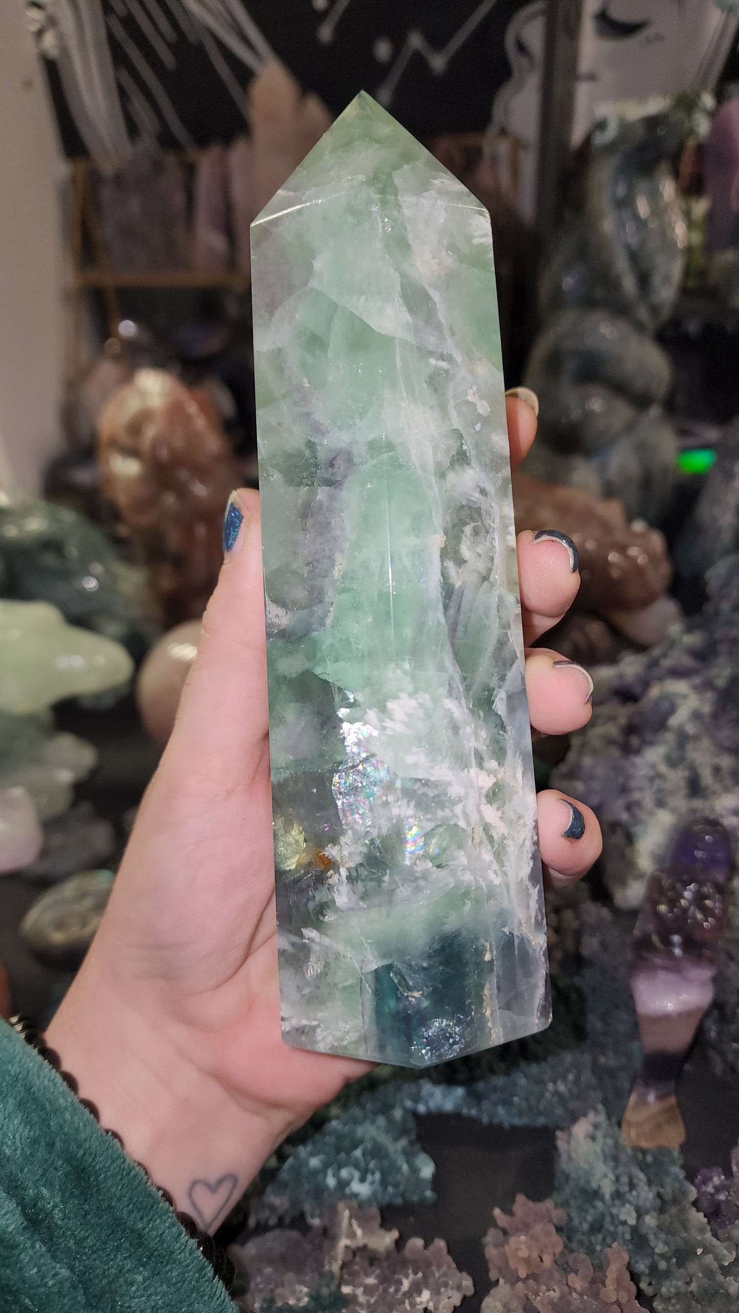 Fluorite tower large